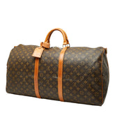 ルイ ヴィトン モノグラム キーポル バンドリエール60 ボストンバッグ ショルダーバッグ 2WAY M41412 ブラウン PVC レザー レディース LOUIS VUITTON 【中古】